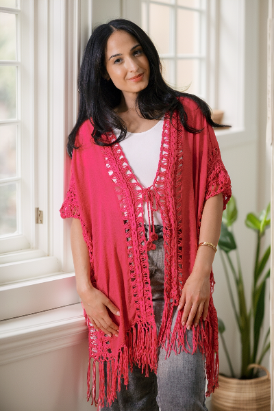 fuchsiaflowcardigan1