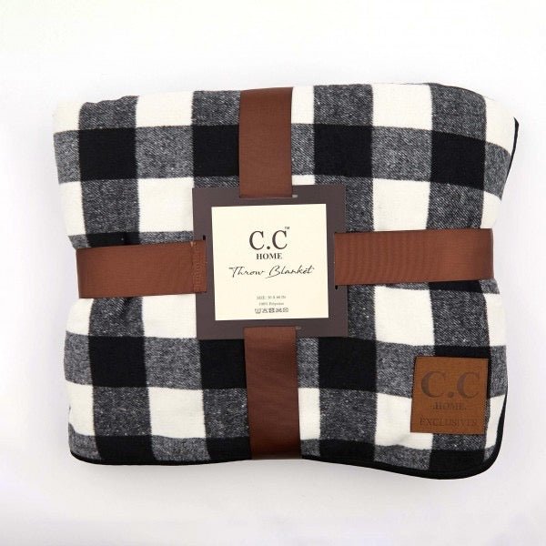 Buffalo Throw Blanket - C.C brand - Cowtown Bling N Things