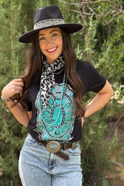 Callie's Genuine Concho Tee - Cowtown Bling N Things