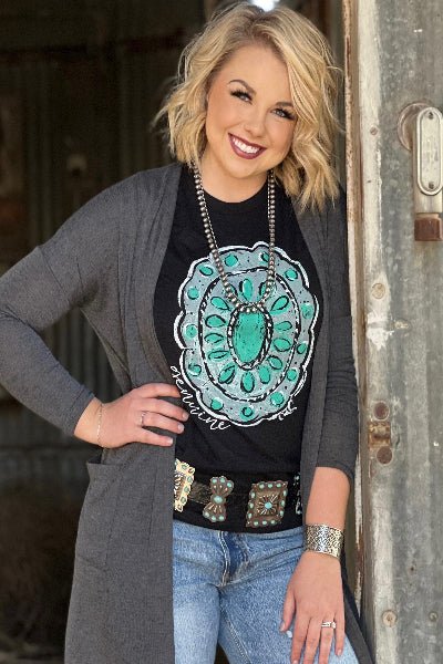 Callie's Genuine Concho Tee - Cowtown Bling N Things