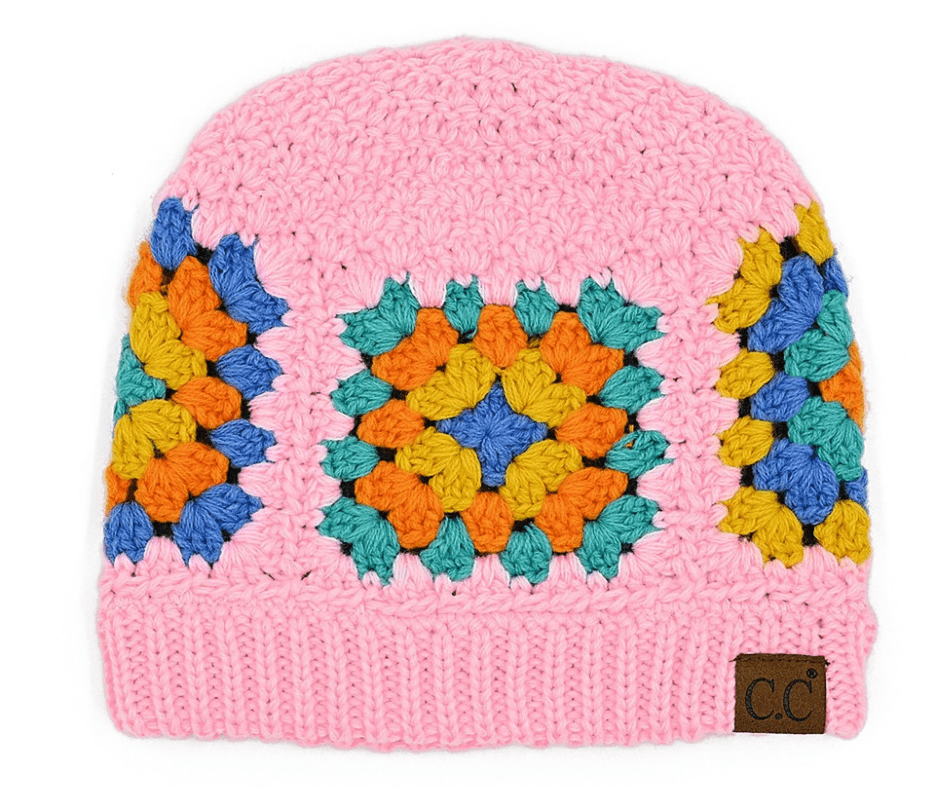 C.C Hand - Crocheted Beanie Hat - Cowtown Bling N Things