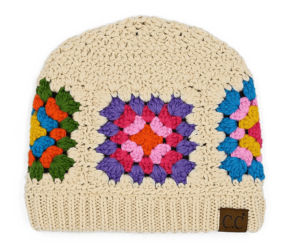 C.C Hand - Crocheted Beanie Hat - Cowtown Bling N Things