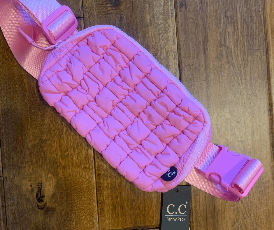 C.C Quilted Puffer Fanny Pack - Cowtown Bling N Things