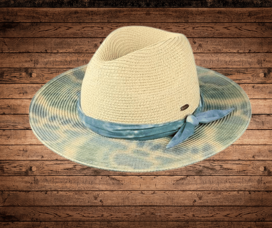 C.C Tie Dye Panama Hat - Cowtown Bling N Things