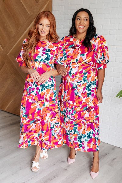 Center & Main Stroll in the Park Floral Dress - Cowtown Bling N Things