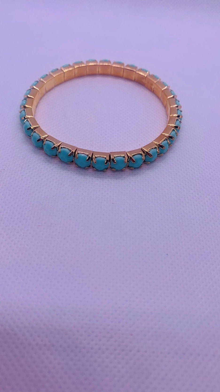 Colorful Rhinestone and Gold Bracelet - Cowtown Bling N Things