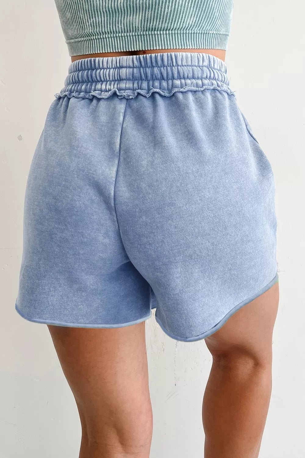 Drawstring Shorts with Pockets - Cowtown Bling N Things