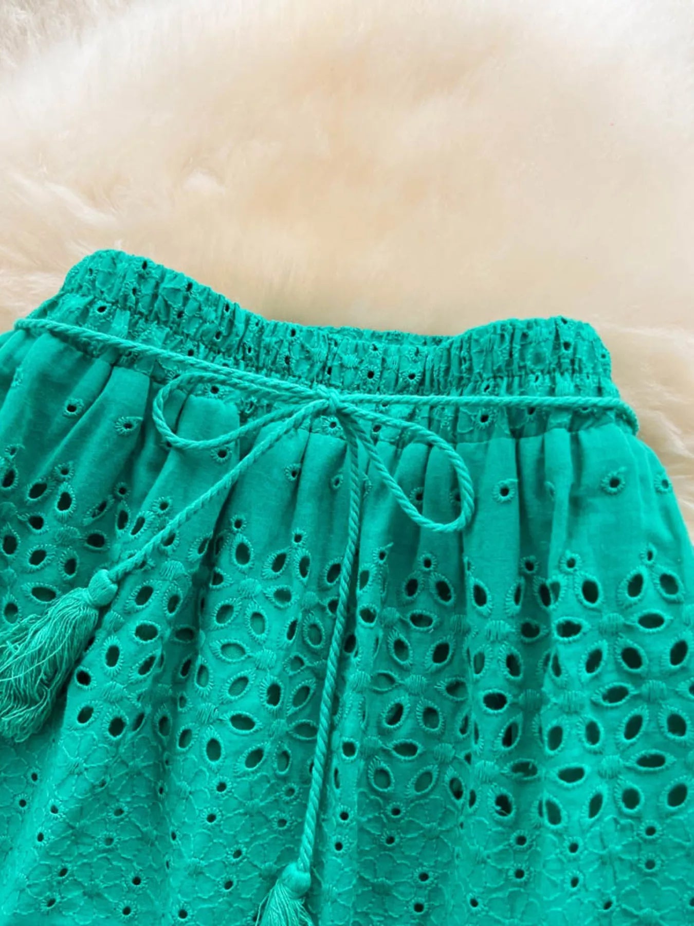 Eyelet Tiered Maxi Skirt - Cowtown Bling N Things