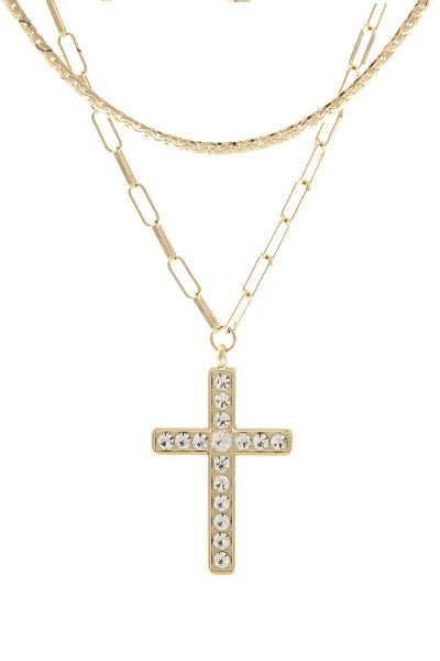 Faith & Grace Layered Necklace – Elegance with a Divine Touch - Cowtown Bling N Things