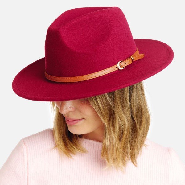 Felt Wide Brim Hat - Cowtown Bling N Things
