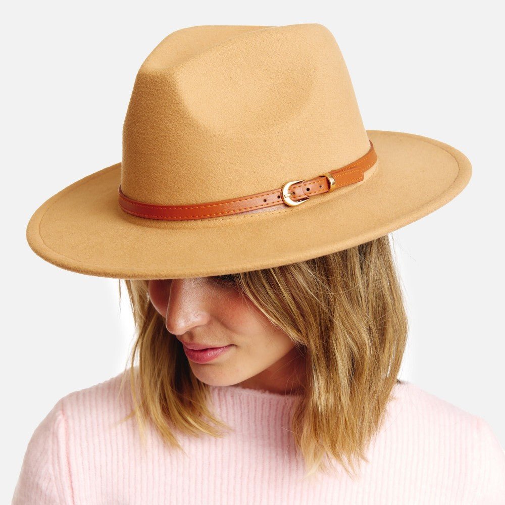 Felt Wide Brim Hat - Cowtown Bling N Things
