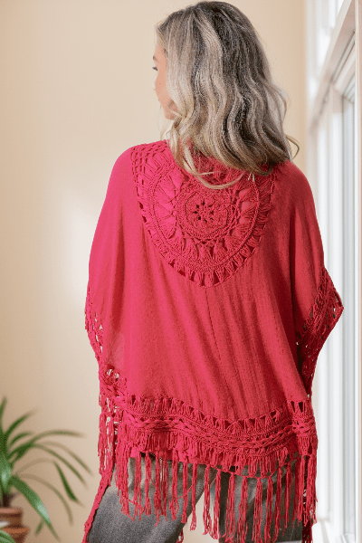 Fuchsia Flow Cardigan - Cowtown Bling N Things