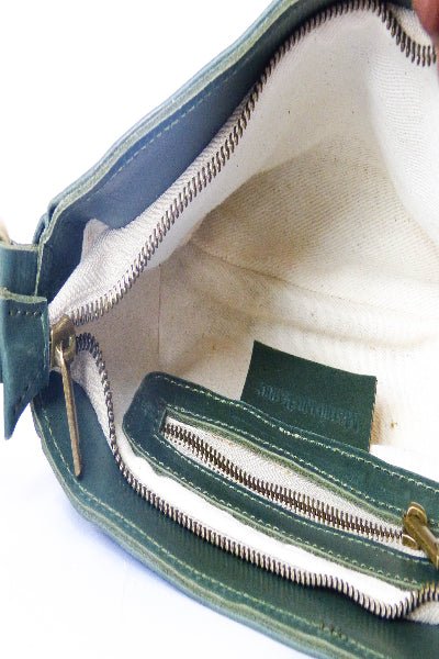 Jessica Leather Purse In Hunter Green – Madeline Parks Collection - Cowtown Bling N Things
