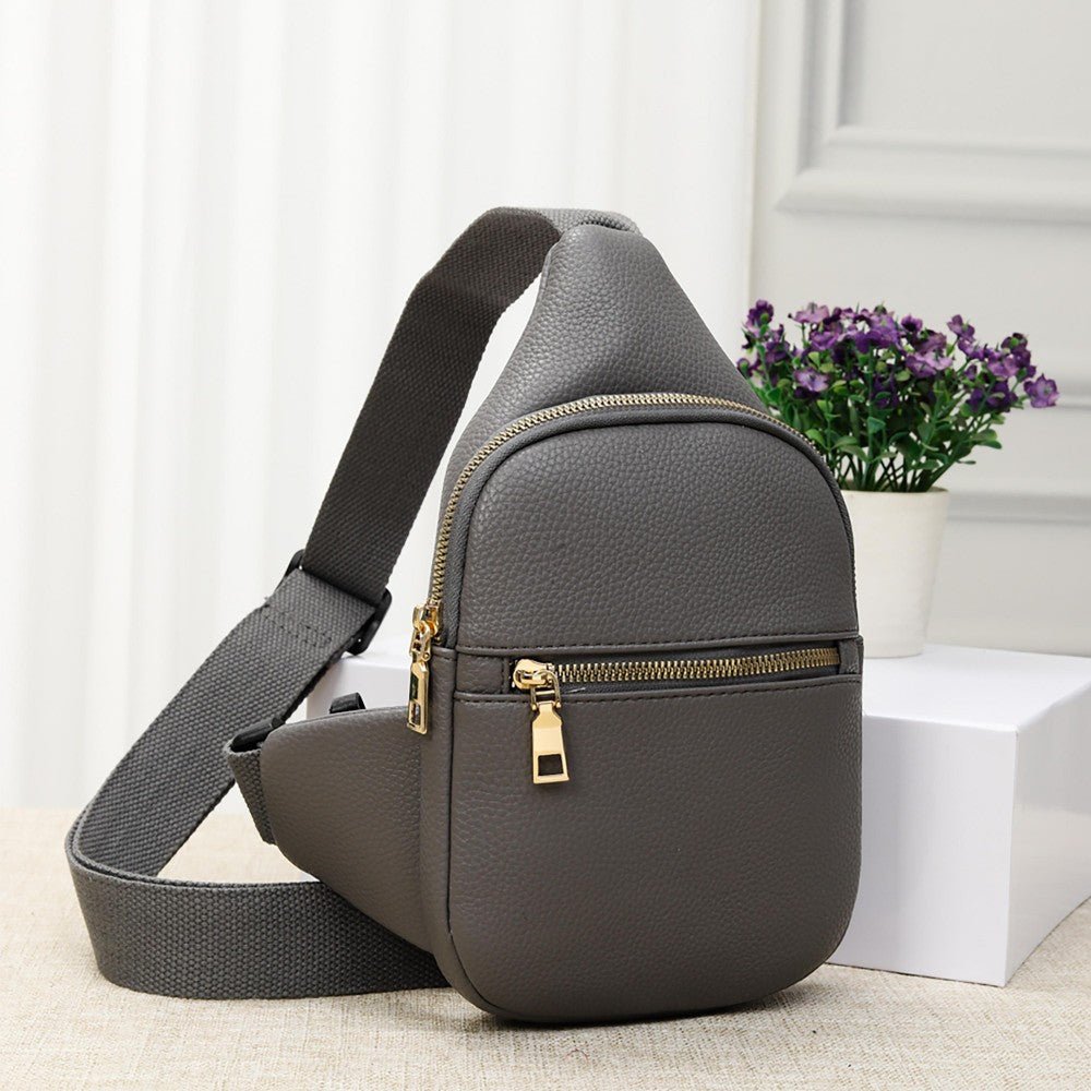 Leather Crossbody Sling Bag - Cowtown Bling N Things