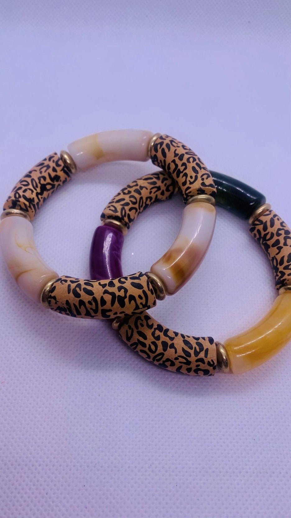 Leopard Stretch Bracelet - Cowtown Bling N Things
