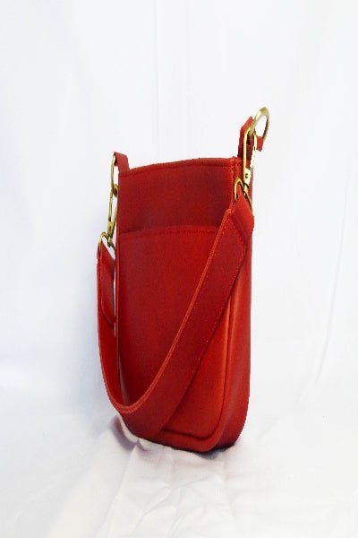 Madeline Parks |Jessica Leather Purse | Cherry - Cowtown Bling N Things