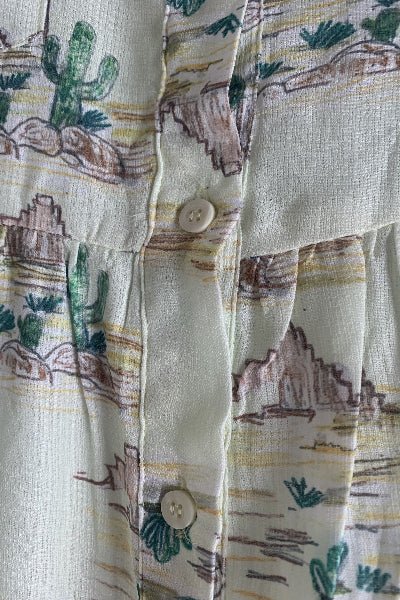 Merigold Kiss |Desert Scene Button Dress| S - L - Cowtown Bling N Things
