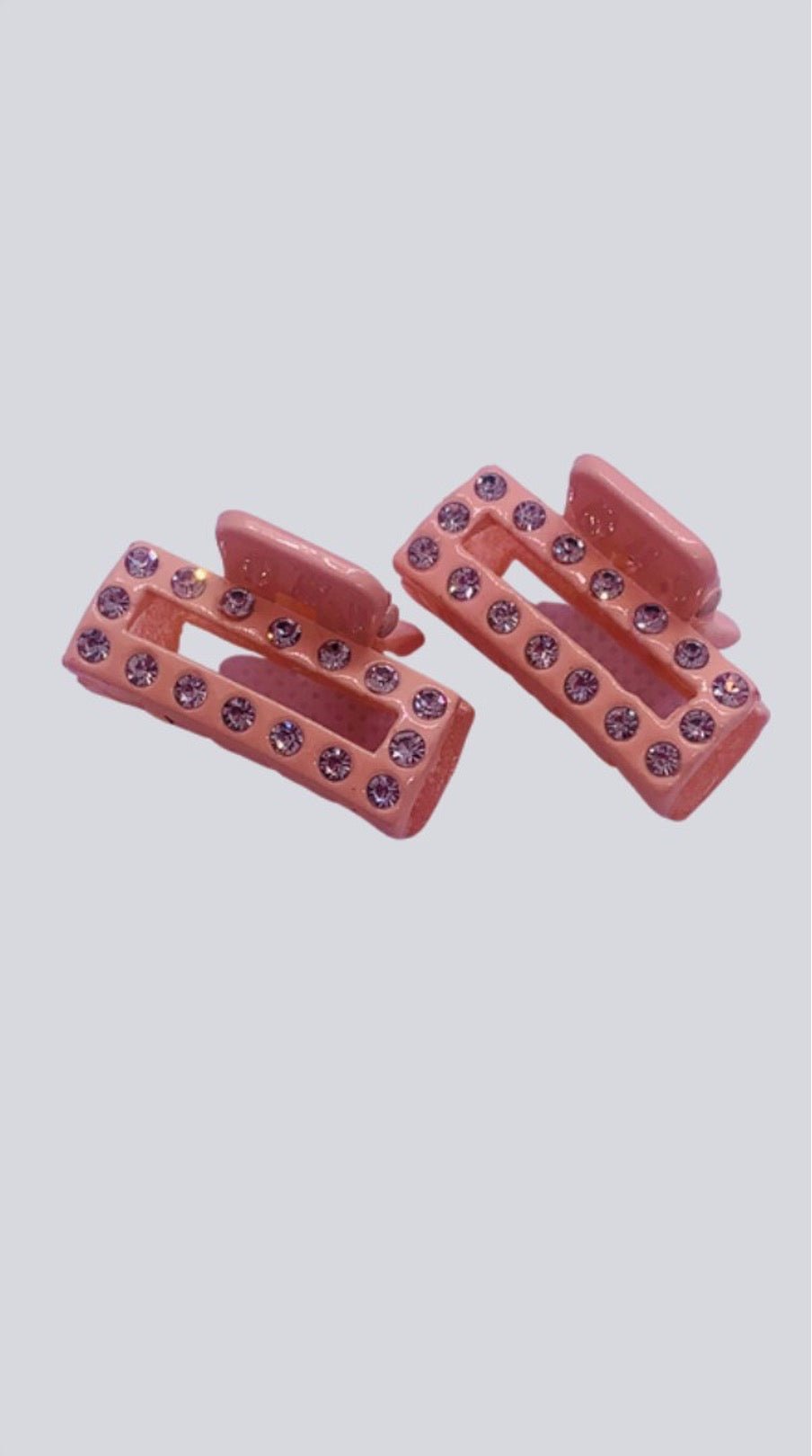 Mini Hair Clips w/ Rhinestones - Cowtown Bling N Things