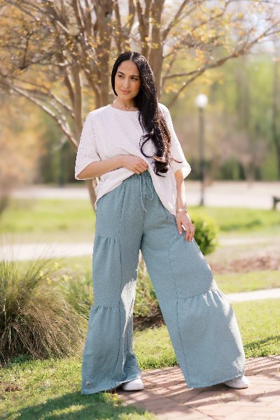 Misty Sage Bottoms – Dusty Sage 🌿✨ - Cowtown Bling N Things