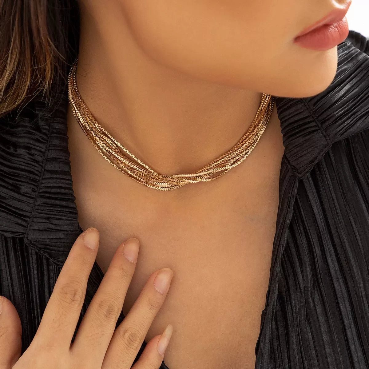 Multi Layered Adjustable Necklace - Cowtown Bling N Things