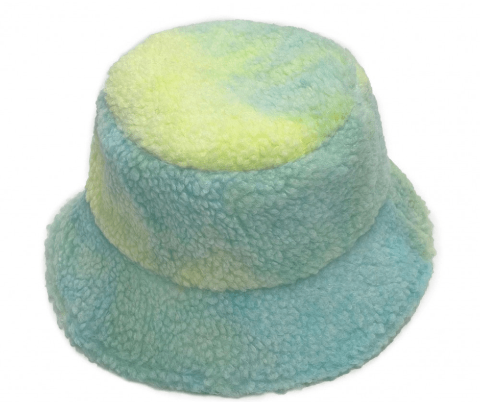 Multicolor Faux Fur Bucket Hat - Cowtown Bling N Things