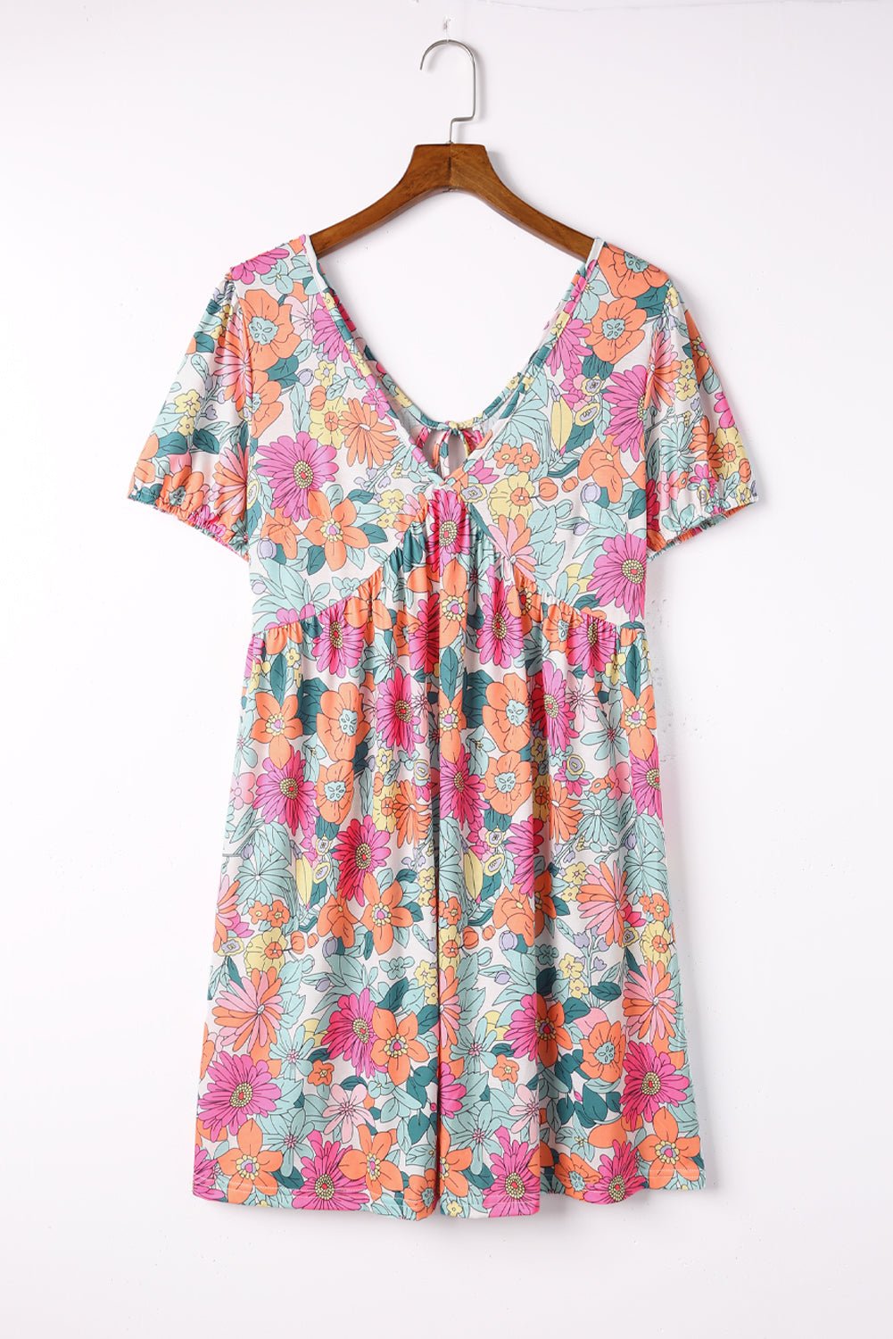 Multicolor Floral Print Casual Halter Top - Cowtown Bling N Things