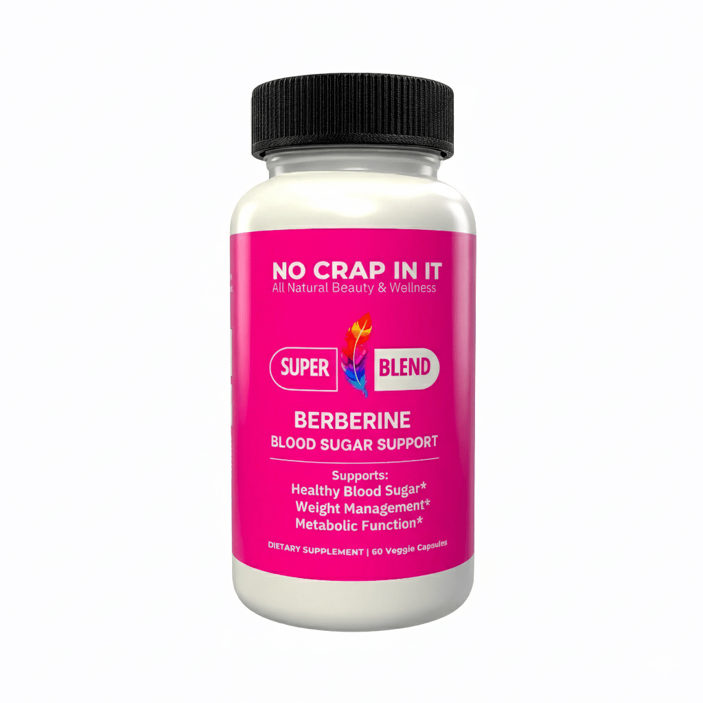 No Crap In It Berberine Blood Sugar Support - Cowtown Bling N Things