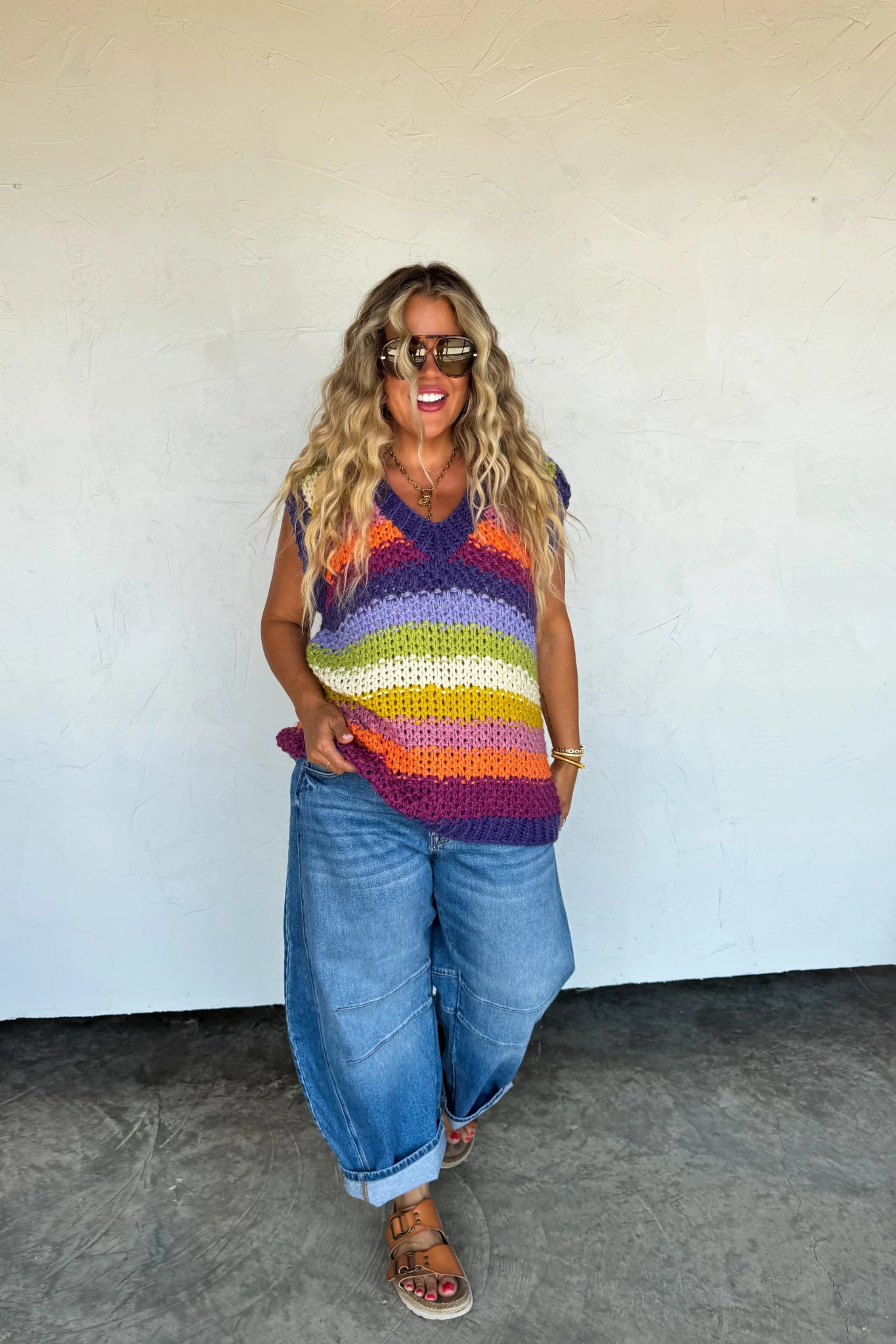 PREORDER: Charlotte Sweater Vest - Cowtown Bling N Things