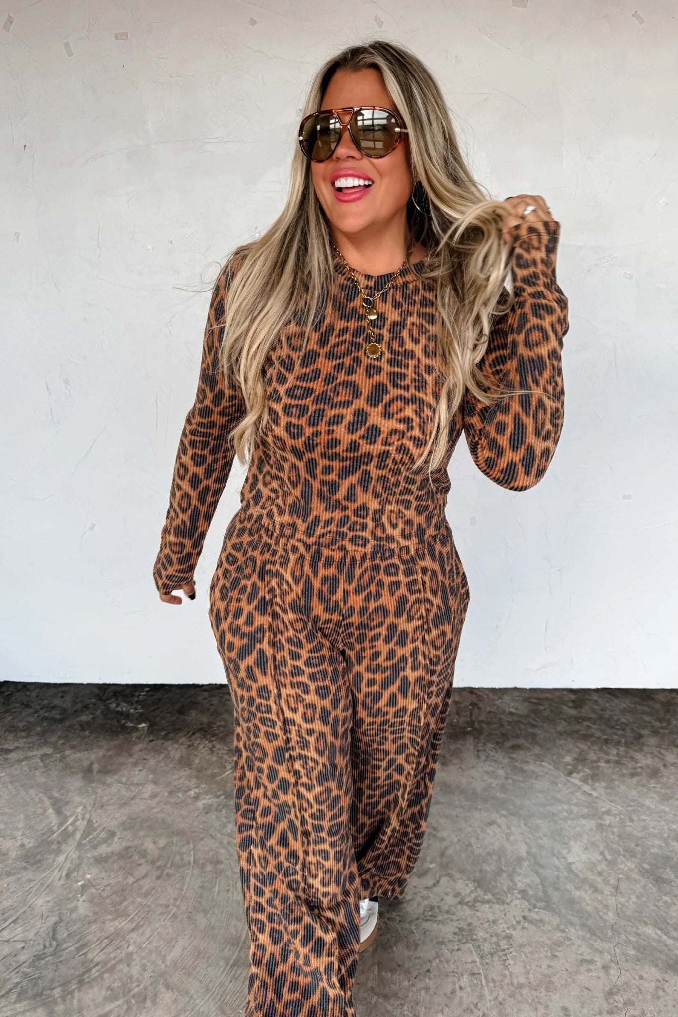 PREORDER: Haven Cheetah Lounge Set - Cowtown Bling N Things