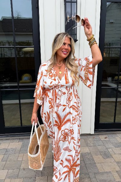 PREORDER: In The Jungle Kaftan Dress - Cowtown Bling N Things