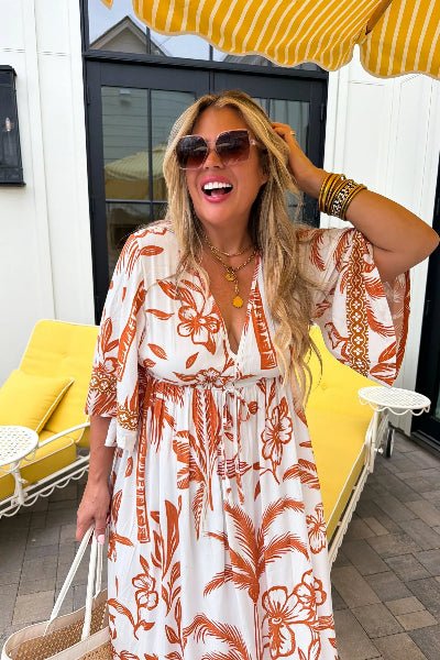 PREORDER: In The Jungle Kaftan Dress - Cowtown Bling N Things