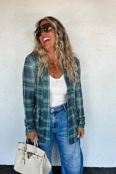PREORDER: Plaid Lola Cardigans - Cowtown Bling N Things