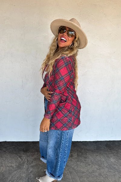 PREORDER: Plaid Lola Cardigans - Cowtown Bling N Things