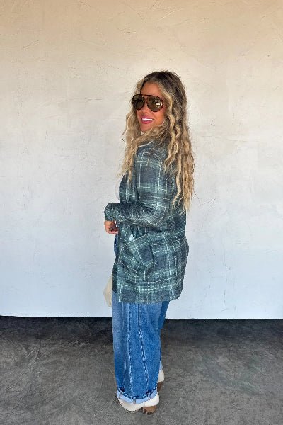PREORDER: Plaid Lola Cardigans - Cowtown Bling N Things