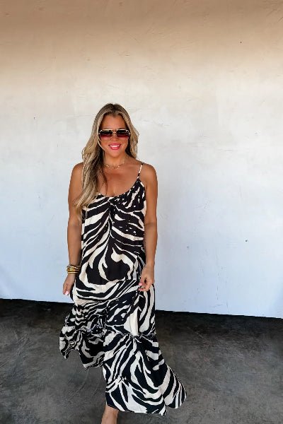 PREORDER: Safari Nights Dress - Cowtown Bling N Things