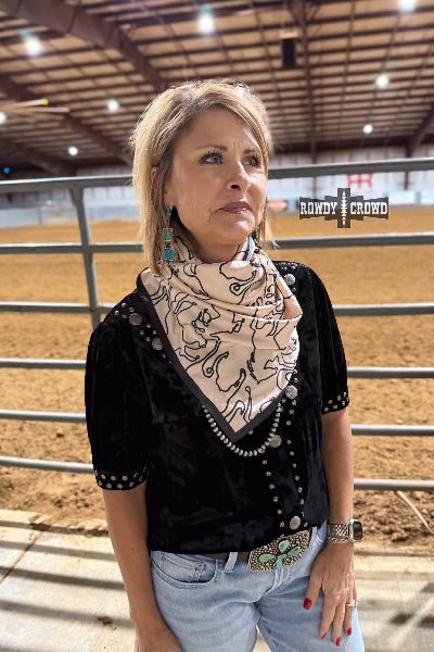 Rowdy Crowd Clothing Mustang Magic Wild Rag - Cowtown Bling N Things