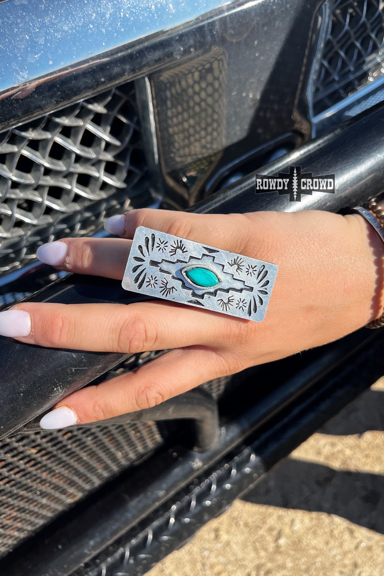 Saguaro Scarf Slide by Rowdy Crowd Clothing - Cowtown Bling N Things