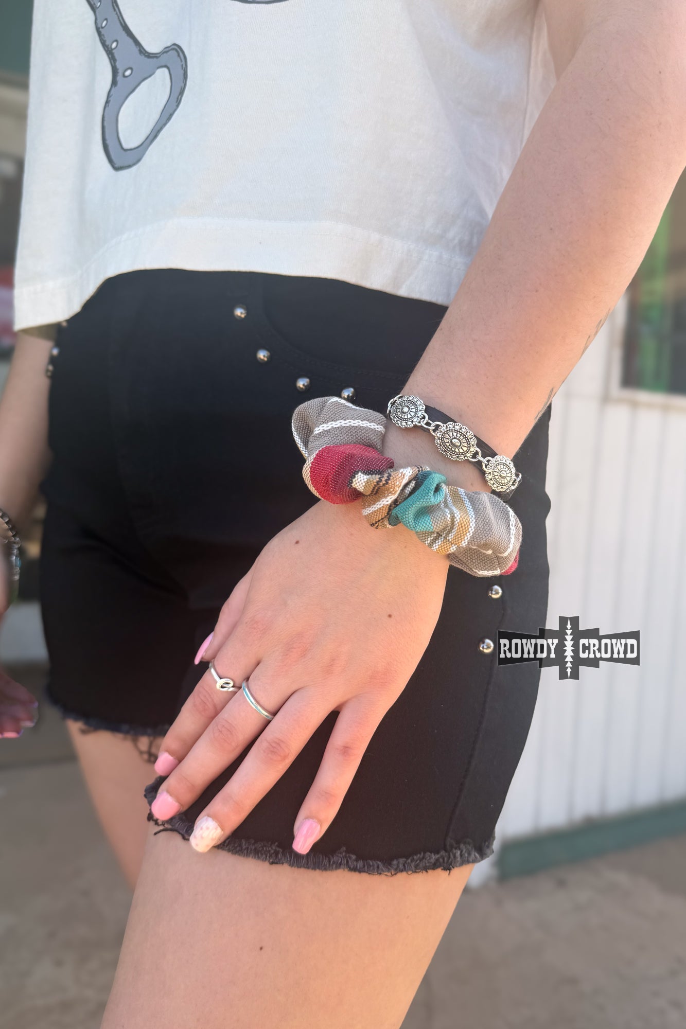 Serape Smoke Scrunchie - Cowtown Bling N Things