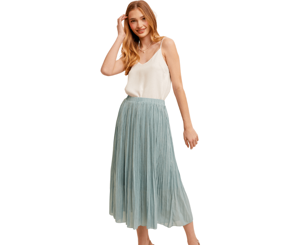 Sky Blue Skirt - Cowtown Bling N Things