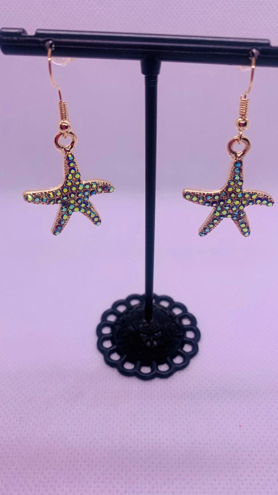 Starfish Dangle Earrings - Cowtown Bling N Things