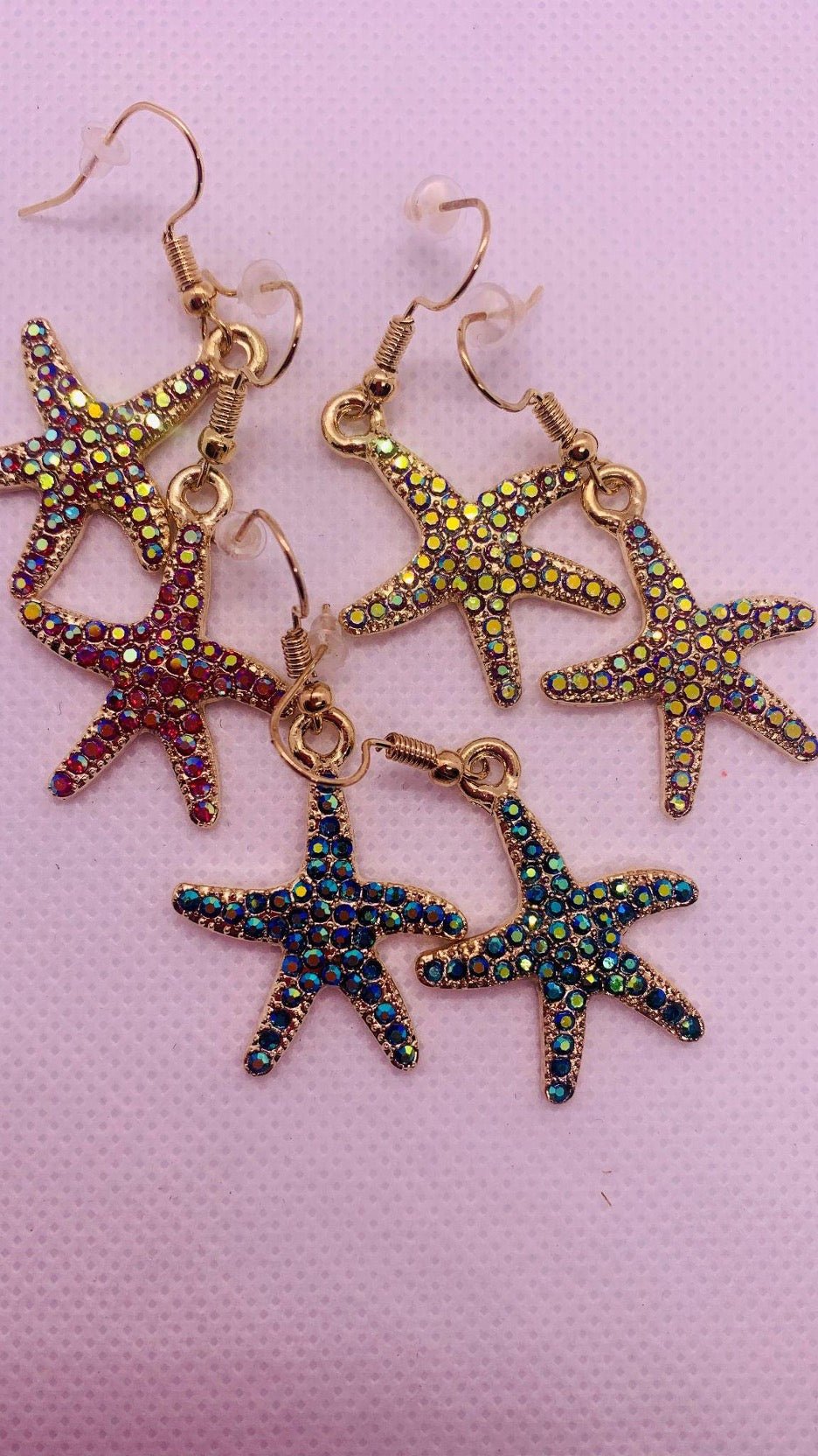 Starfish Dangle Earrings - Cowtown Bling N Things