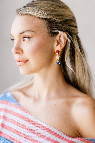 Stars & Sparkle Earrings - Cowtown Bling N Things