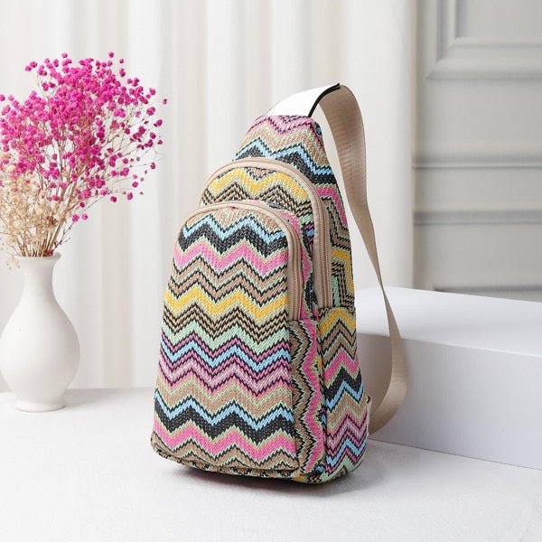Straw Cross Body Sling Bag - Cowtown Bling N Things