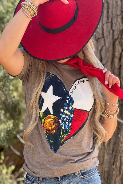 Texas True Threads Callie Ann Stelter Deep in the Heart of Texas Tee - Cowtown Bling N Things