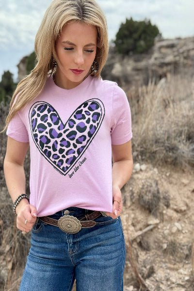 Texas True Threads Love Like Jesus Short Sleeve Tee - Cowtown Bling N Things