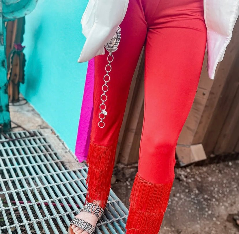 Tiered Fringe Legging - Cowtown Bling N Things