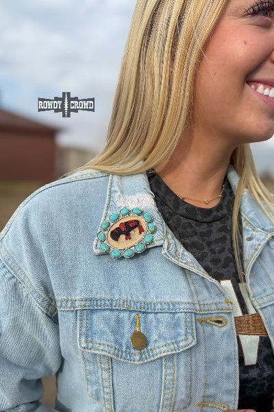 Trail Blazer Pendant | Rowdy Crowd Clothing | Western Pin | Cowtown Bling N Things - Cowtown Bling N Things