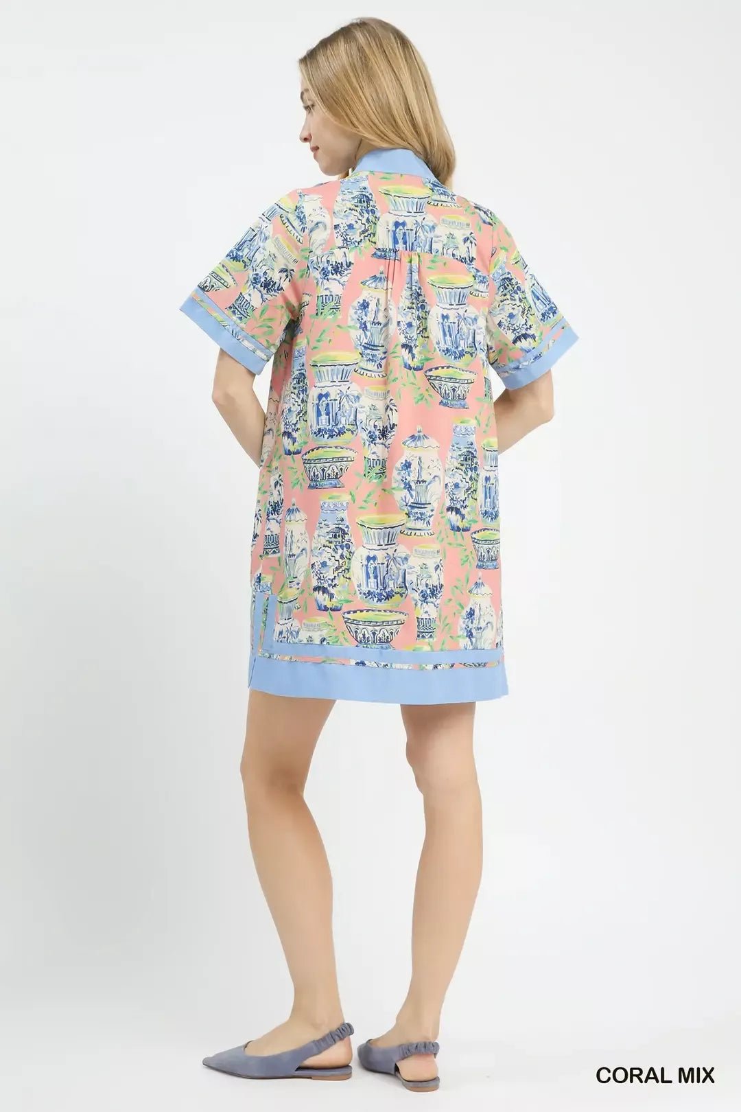 Umgee Mix Abstract Print Mini Dress - Cowtown Bling N Things