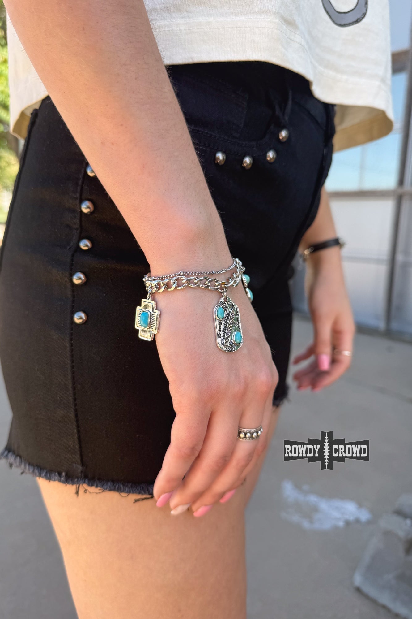 Western Charms Bracelet - Cowtown Bling N Things