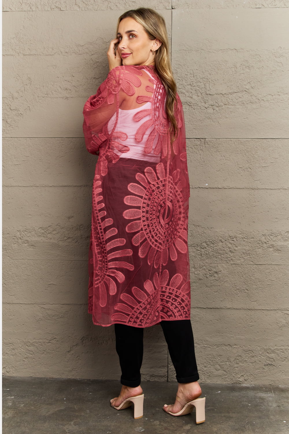 Justin Taylor Legacy Lace Duster Kimono - Cowtown Bling N Things